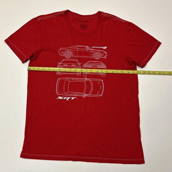 Dodge Charger SRT Shirt Adult Large Red Auto Racing Cars American Men - Picture 9 of 12